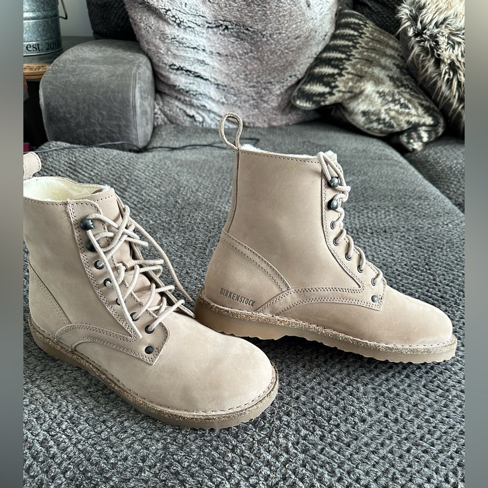 Birkenstock fur booties. Brand new.